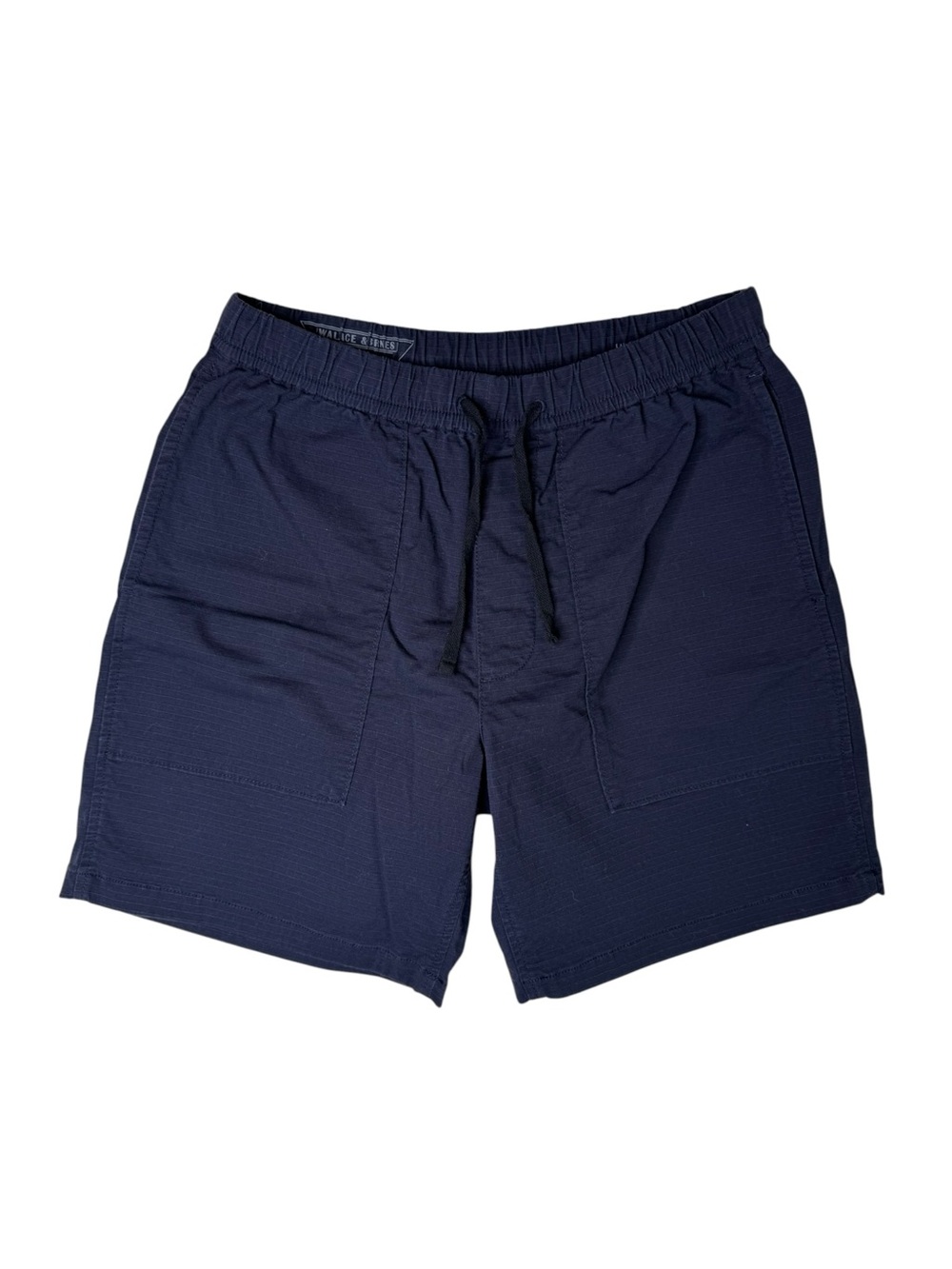 Wallace & Barnes Ripstop Camp Shorts Pull On Navy Men's Size Small